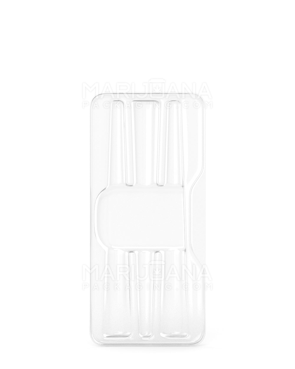 Pre-Roll Box Insert Tray for 3 King Size Pre Rolled Cones | 109mm - Clear Plastic | Sample