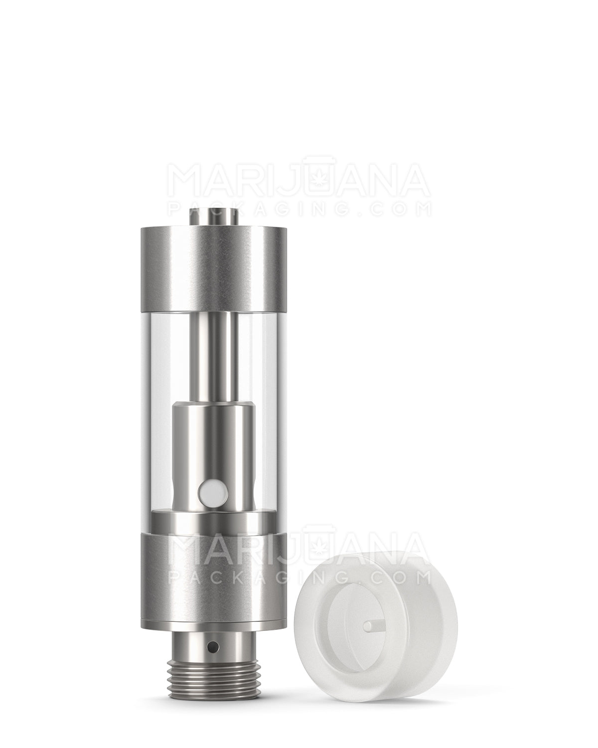 AVD | Plastic Vape Cartridge with 2mm Aperture | 0.5mL - Press On - 1200 Count