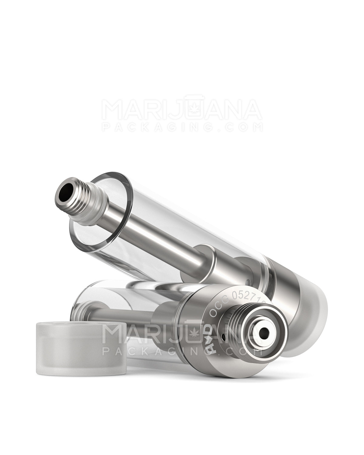 AVD | Glass Vape Cartridge with 1mm Aperture | 1mL - Screw On - 1200 Count
