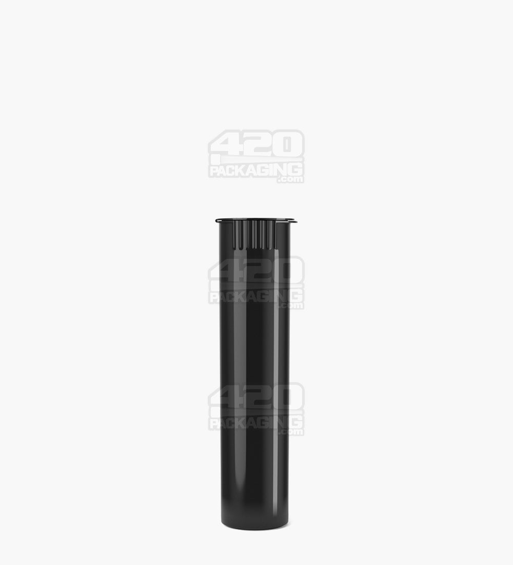 Child Resistant | Pop Top Opaque Plastic Pre-Roll Tubes | 80mm - Black - 1000 Count