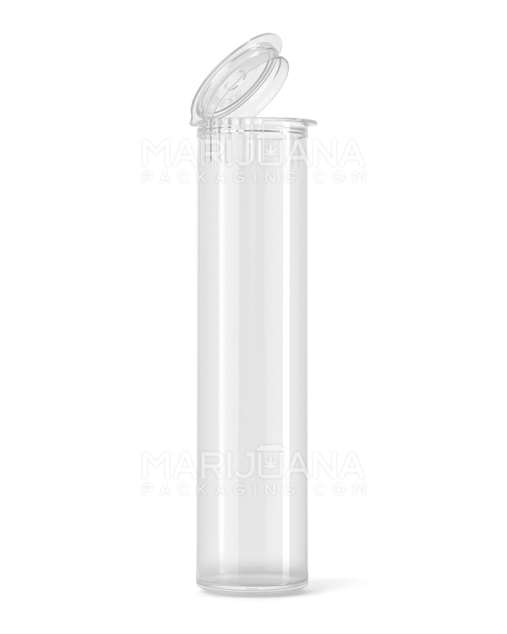 Child Resistant Pop Top Plastic Pre-Roll Tubes | 78mm - Clear | Sample