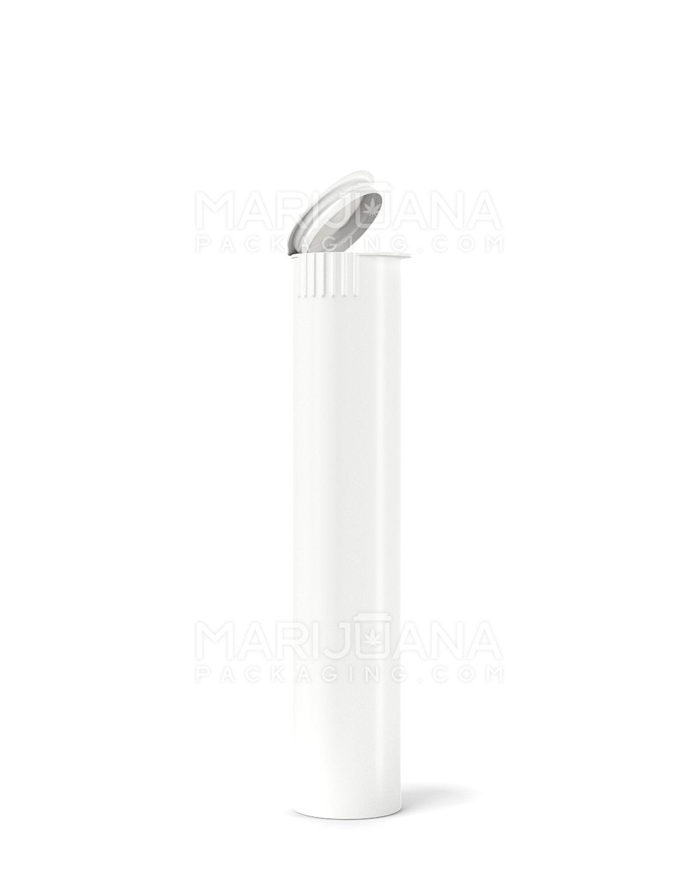 Child Resistant & Sustainable 100% Biodegradable Pop Top Plastic Pre-Roll Tubes | 95mm - White | Sample