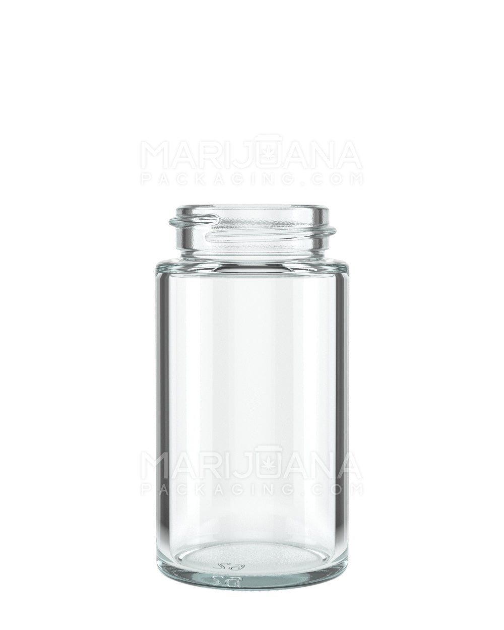 Wide Mouth Straight Sided Clear Sided Glass Jar for Pre-Rolls | 38mm - 2oz | Sample