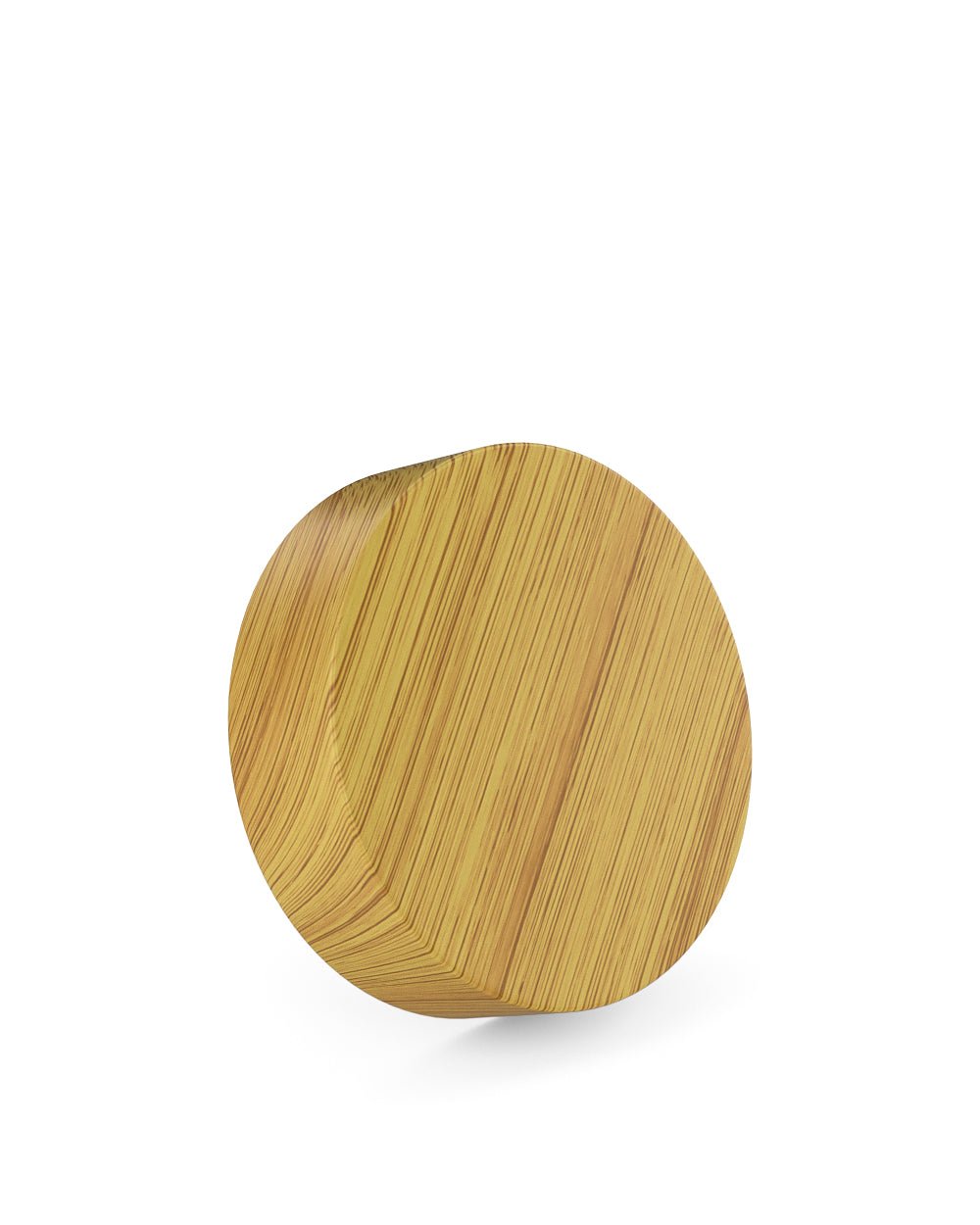 53mm Flat Push Down and Turn Plastic CR Caps with Foam Liner - Bamboo Wood - 120/Box - 3