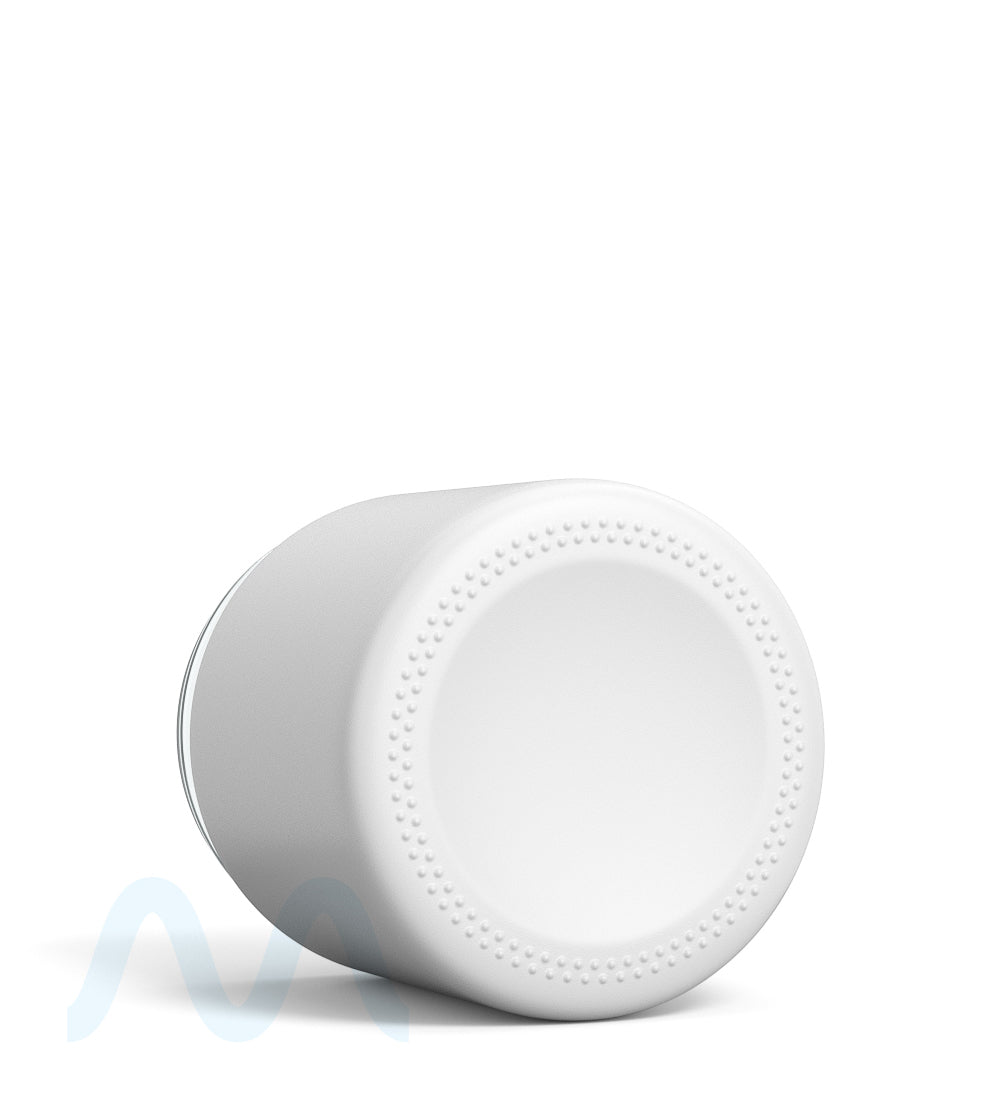 Straight Sided Matte White Glass Jars | 50mm - 3oz - 150 Count - 4