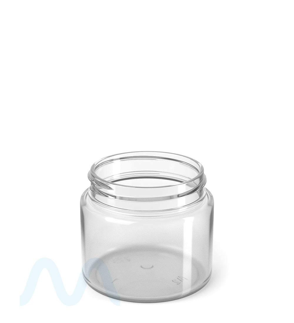 Straight Sided Clear Plastic PCR Jars | 53mm - 3oz | Sample