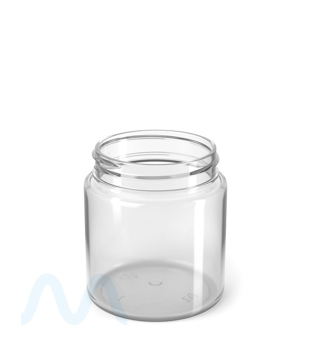 Straight Sided Clear Plastic PCR Jars | 53mm - 4oz | Sample