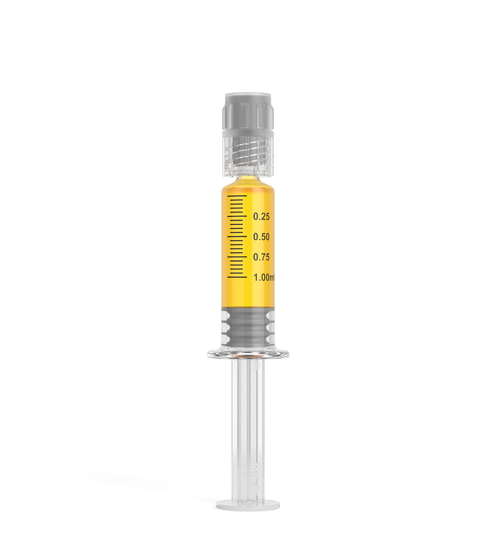 Luer Lock | Glass Dab Applicator Syringes | 1mL - 0.25mL Increments - 100 Count