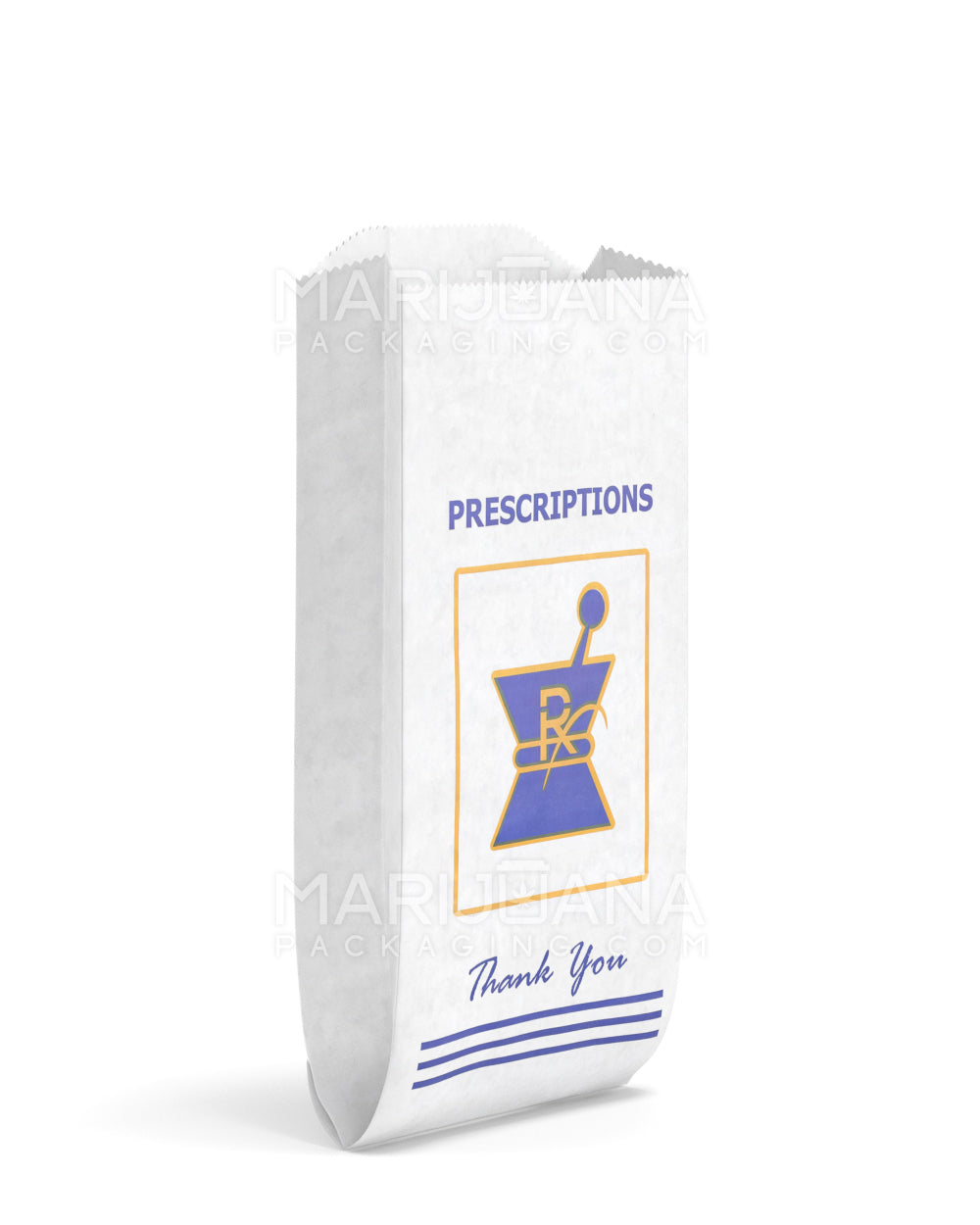 Pharmacy Prescription Bags | Medium - Kraft | Sample