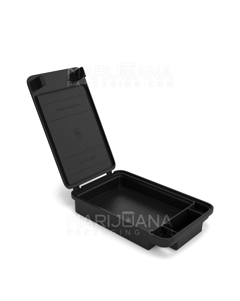 POLLEN GEAR SnapTech Child Resistant Food & Pre-Roll Case | Medium - Black Plastic | Sample
