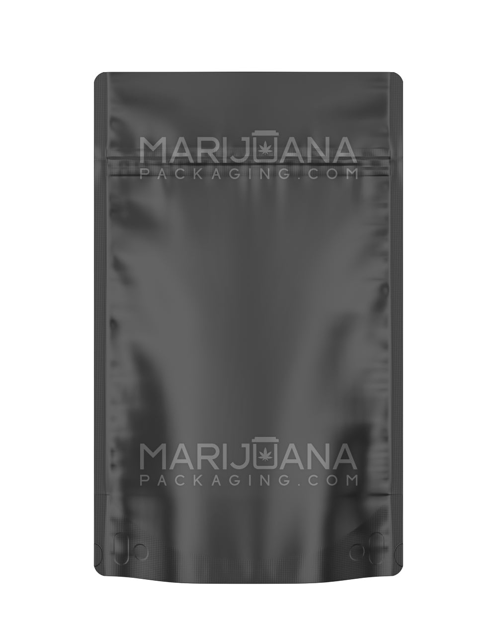 Tamper Evident Matte Black Mylar Bags | 5in x 8.1in - 14g | Sample