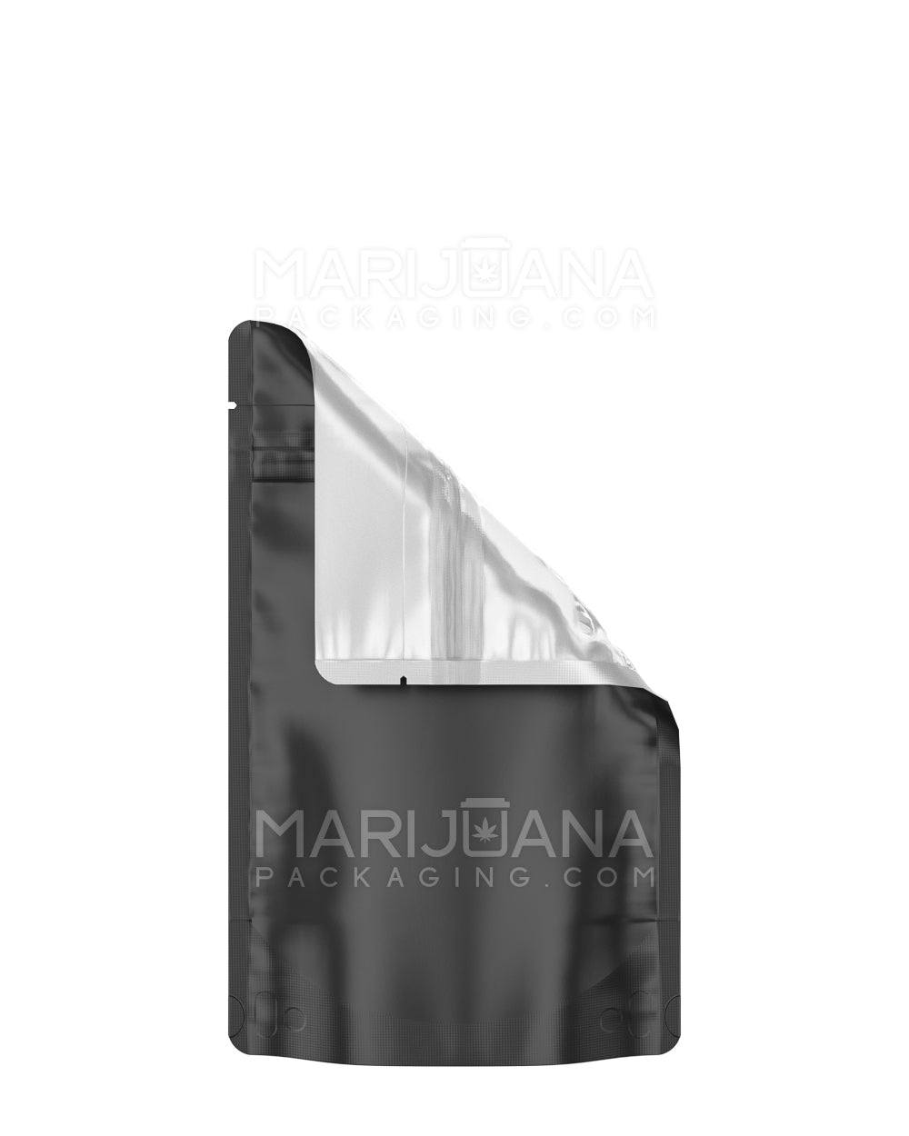 Tamper Evident Matte Black Vista Mylar Bags | 4in x 6.5in - 7g | Sample