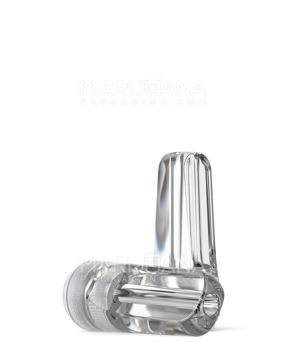 RAE Flat Vape Mouthpiece for Hand Press Plastic Cartridges | Clear Plastic - Hand Press | Sample