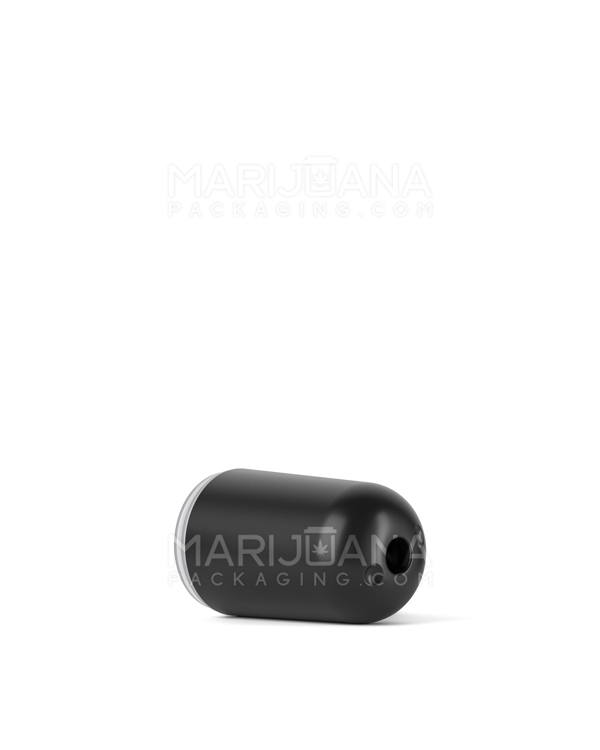 AVD | Round Vape Mouthpiece for Glass Cartridges | Black Plastic - Screw On - 600 Count