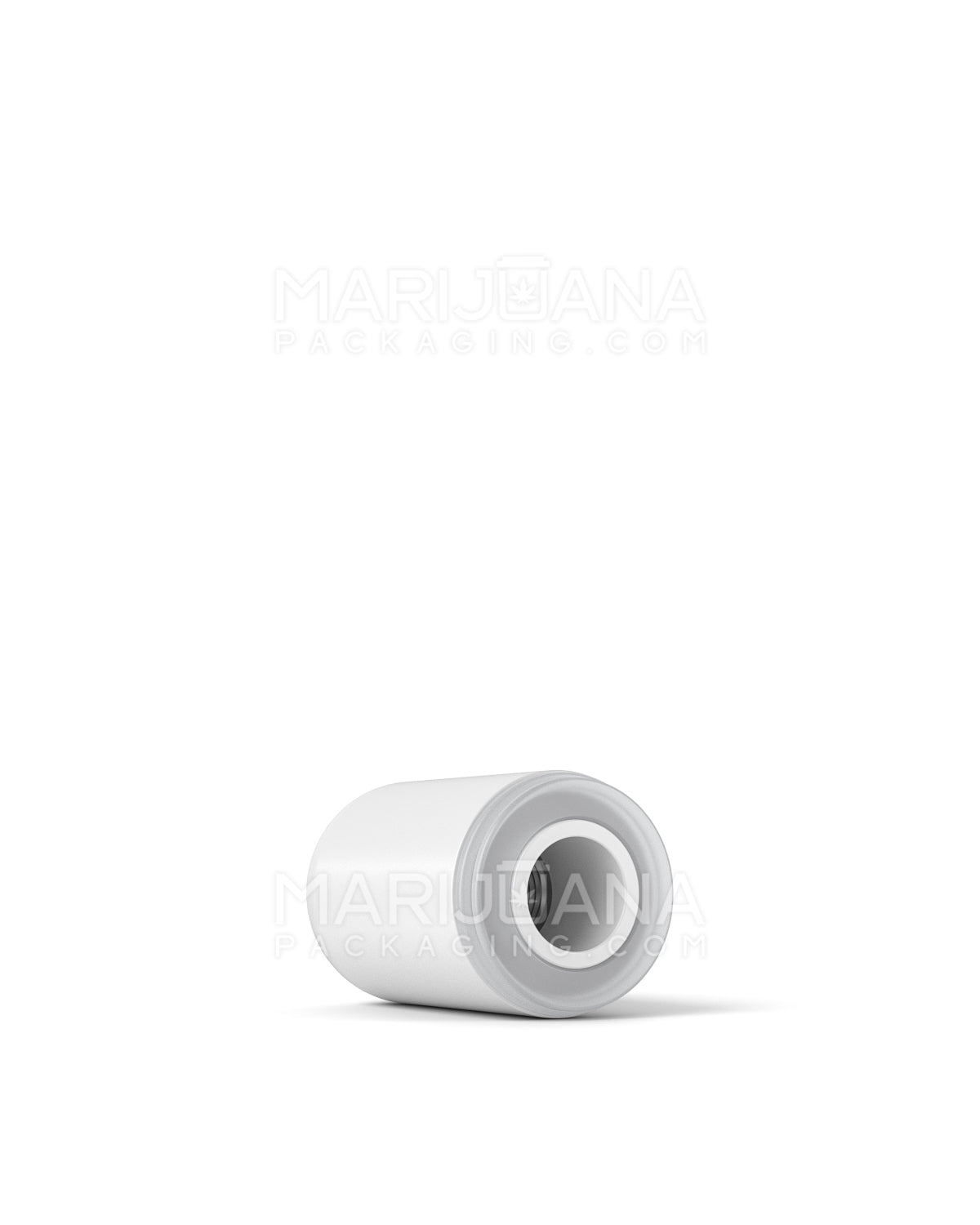 AVD | Round Vape Mouthpiece for Glass Cartridges | White Plastic - Screw On - 600 Count