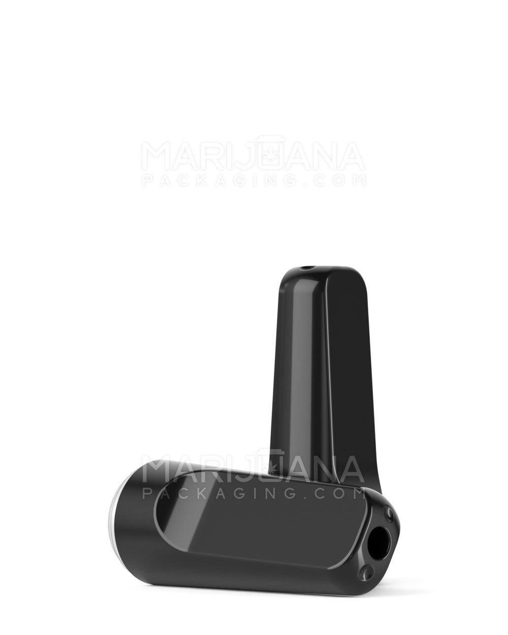RAE Flat Vape Mouthpiece for Screw On Plastic Cartridges | Black Plastic - Screw On | Sample