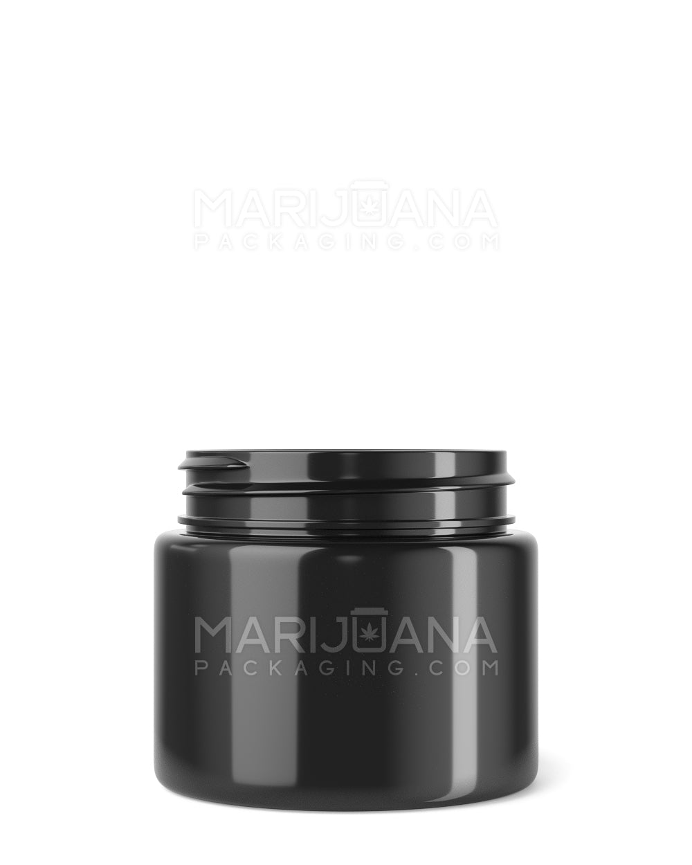 Straight Sided Black Plastic Jars | 53mm - 3oz | Sample