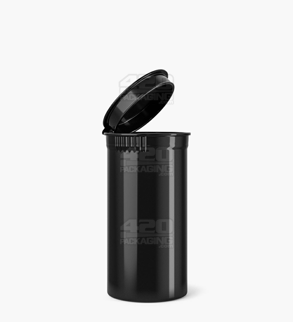 Child Resistant | Opaque Black Pop Top Bottles | 13dr - 2g - 315 Count