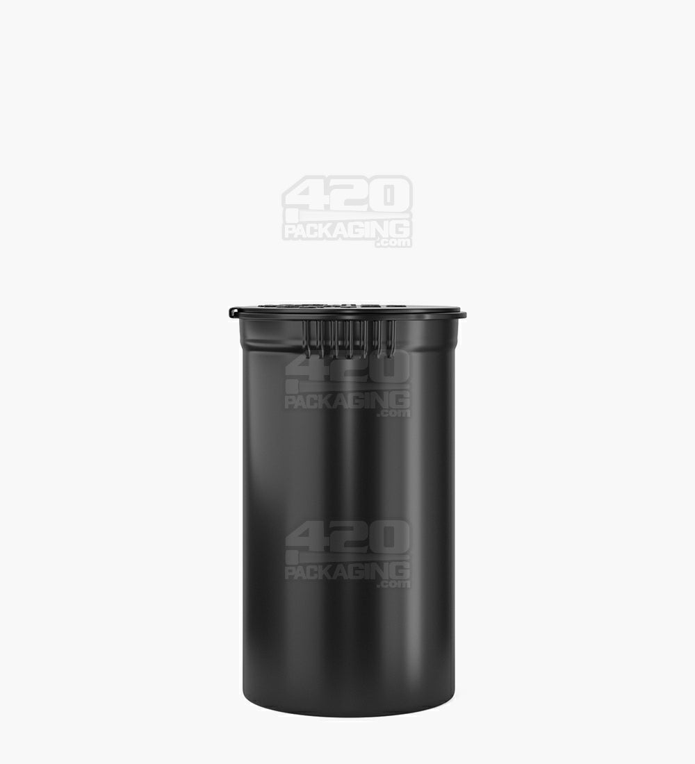 Child Resistant & Sustainable | 100% Biodegradable Opaque Black Pop Top Bottles | 19dr - 3.5g - 225 Count