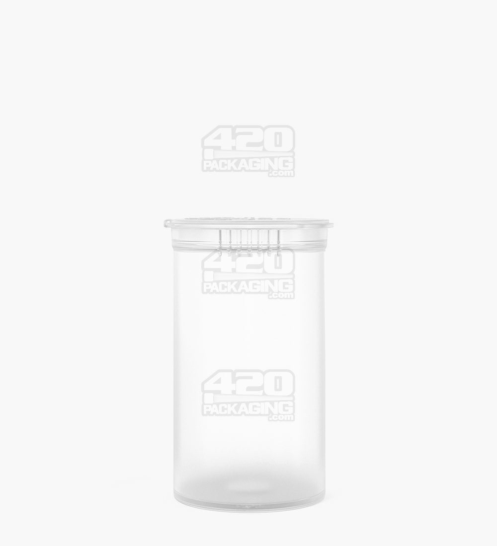 Child Resistant & Sustainable | 100% Biodegradable Clear Pop Top Bottles | 19dr - 3.5g - 225 Count