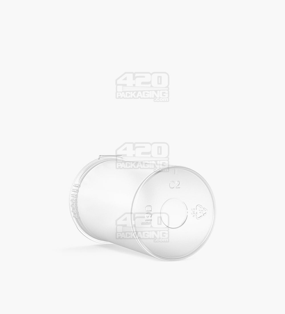 Child Resistant & Sustainable | 100% Biodegradable Clear Pop Top Bottles | 19dr - 3.5g - 225 Count