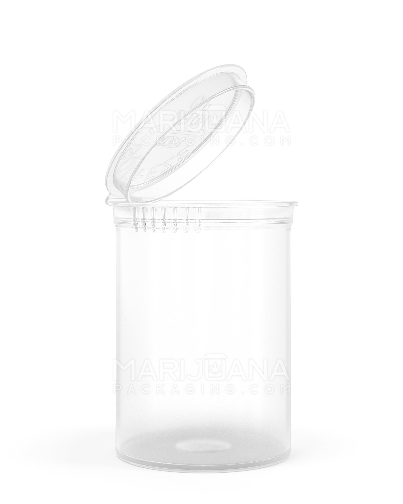 Child Resistant & Sustainable 100% Biodegradable Clear Pop Top Bottles | 30dr - 7g | Sample