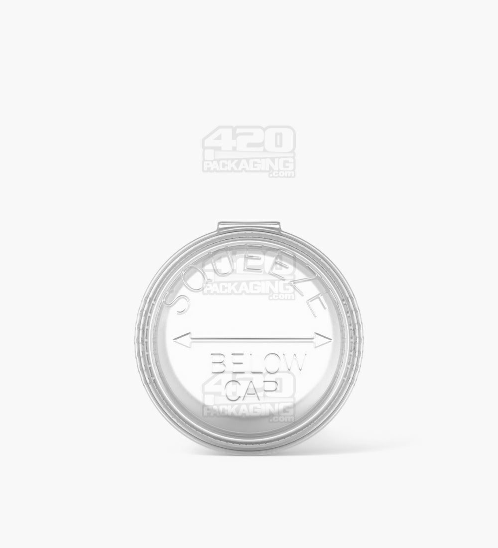 Child Resistant | Clear Pop Top PCR Bottles | 30dr - 7g - 150 Count