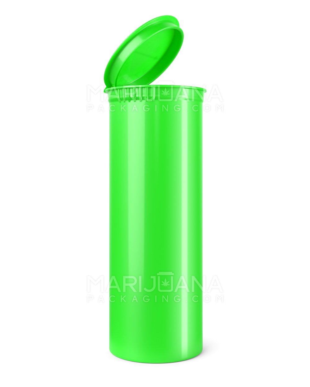 Child Resistant Opaque Lime Pop Top Bottles | 60dr - 14g | Sample