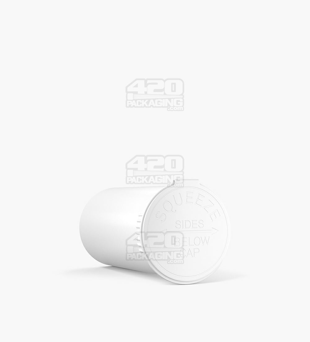Child Resistant & Sustainable | 100% Biodegradable Opaque White Pop Top Bottles | 13dr - 2g - 315 Count