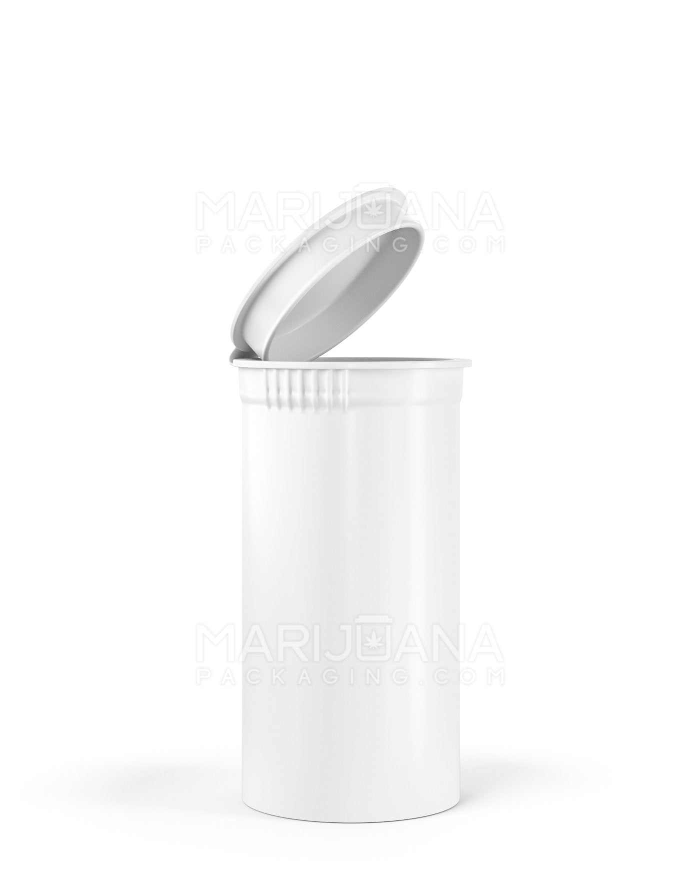 Child Resistant & Sustainable 100% Biodegradable Opaque White Pop Top Bottles | 13dr - 2g | Sample