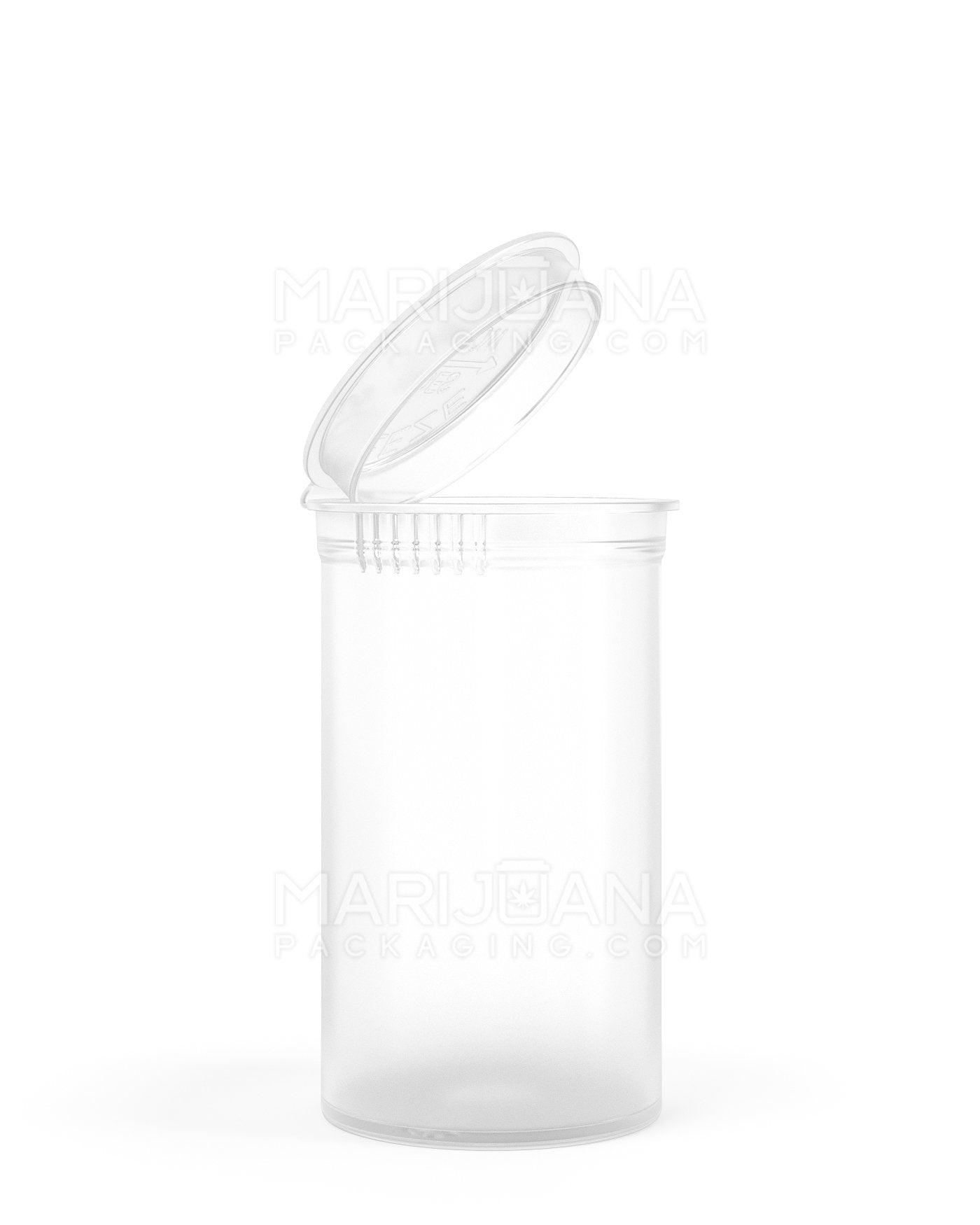 Child Resistant & Sustainable 100% Biodegradable Clear Pop Top Bottles | 19dr - 3.5g | Sample