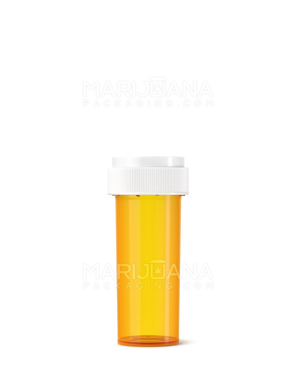 Child Resistant Amber Reversible Cap Vials | 16dr - 3g | Sample