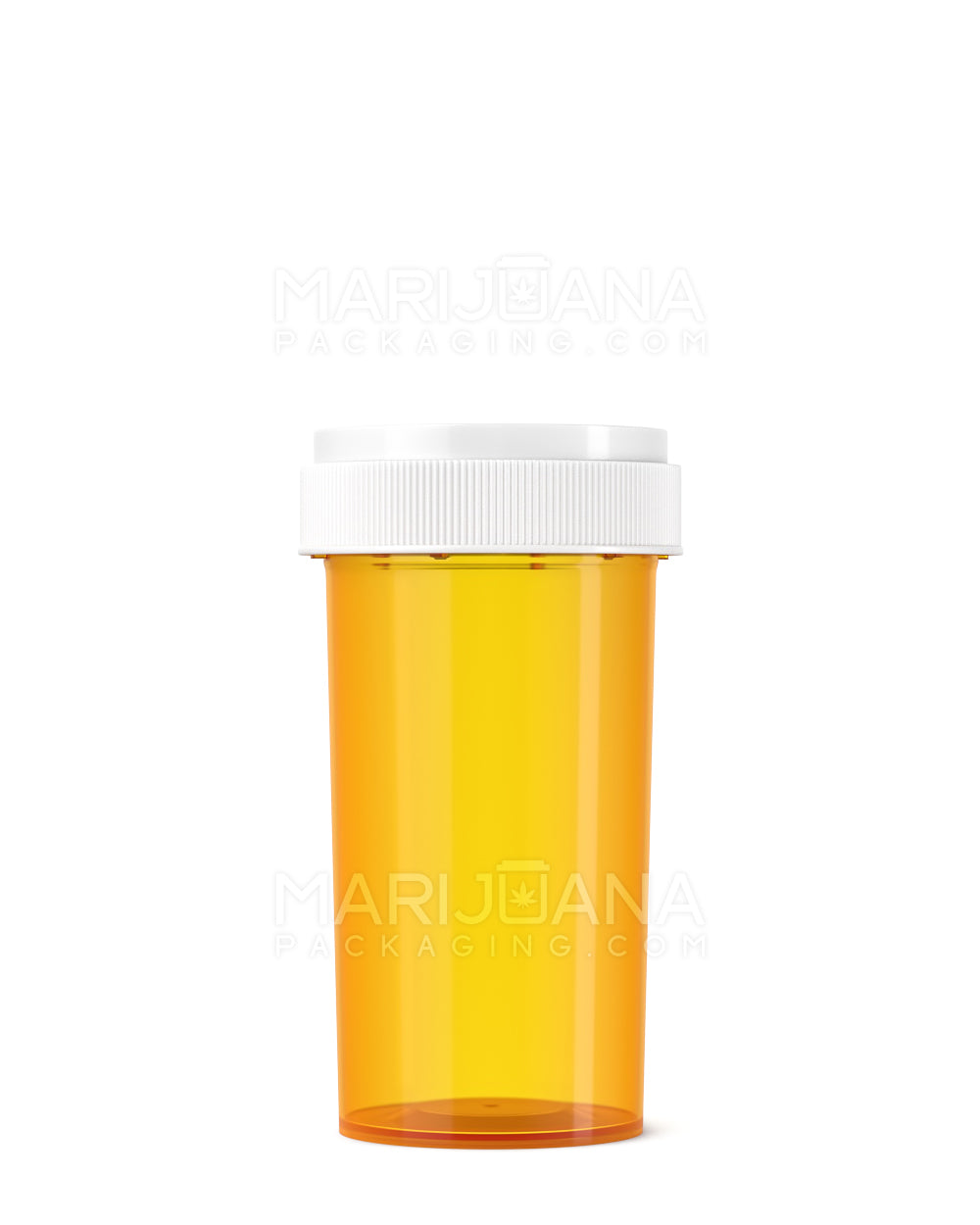 Child Resistant Amber Reversible Cap Vials | 40dr - 10g | Sample