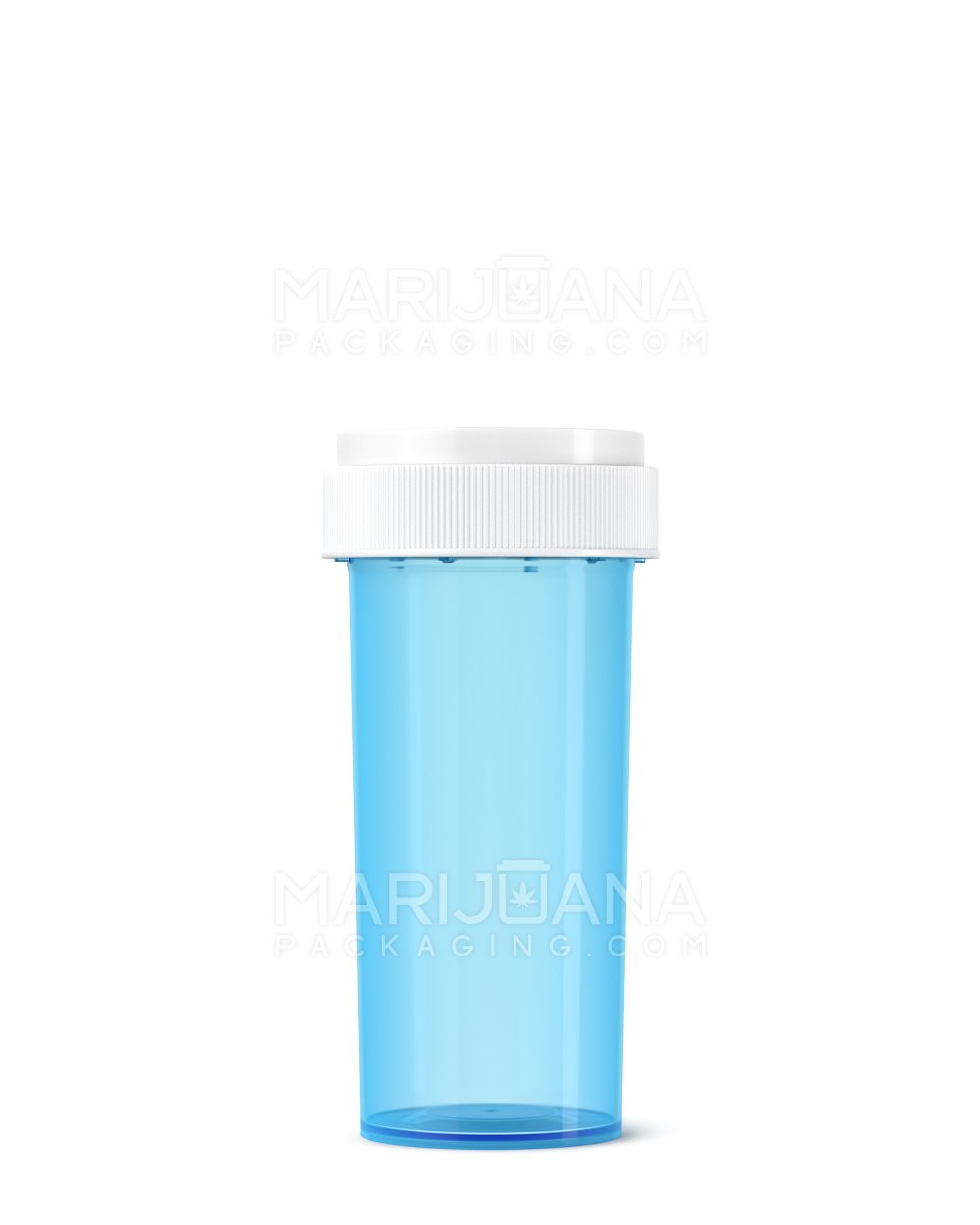 Child Resistant Blue Reversible Cap Vials | 30dr - 7g | Sample