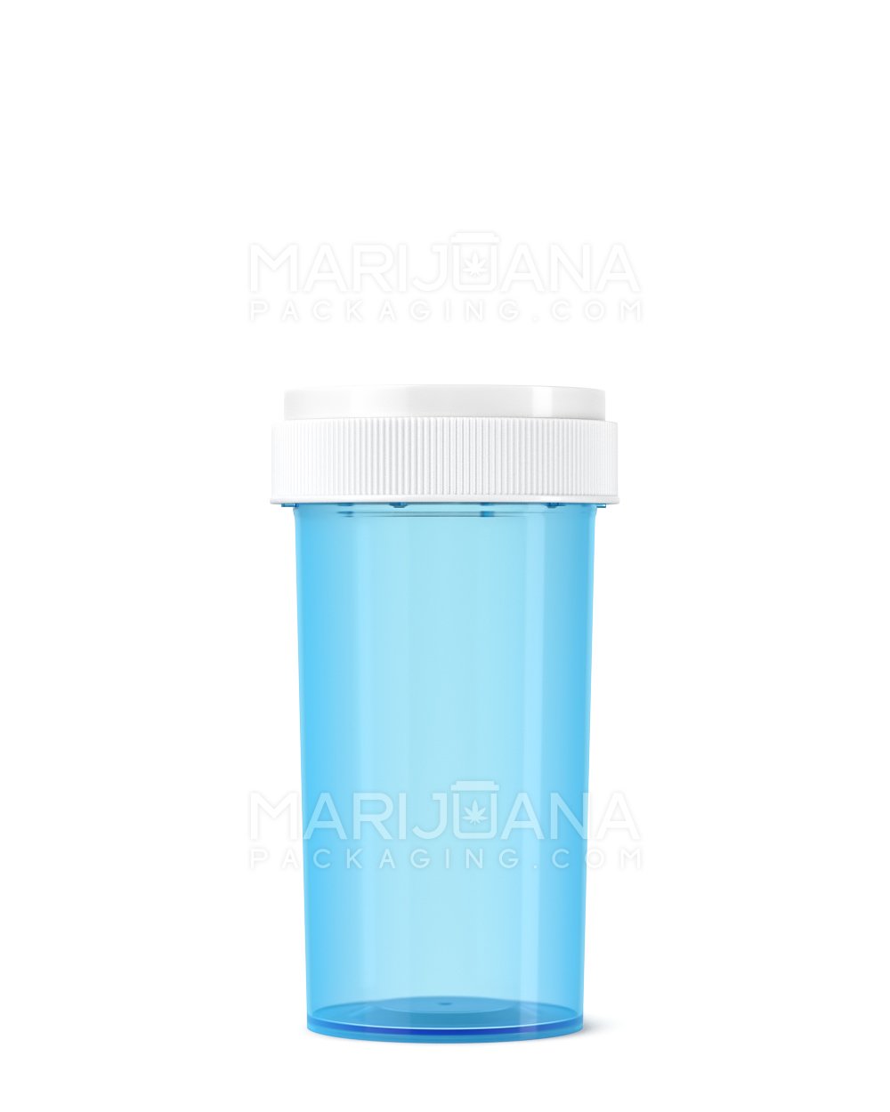 Child Resistant Blue Reversible Cap Vials | 40dr - 10g | Sample
