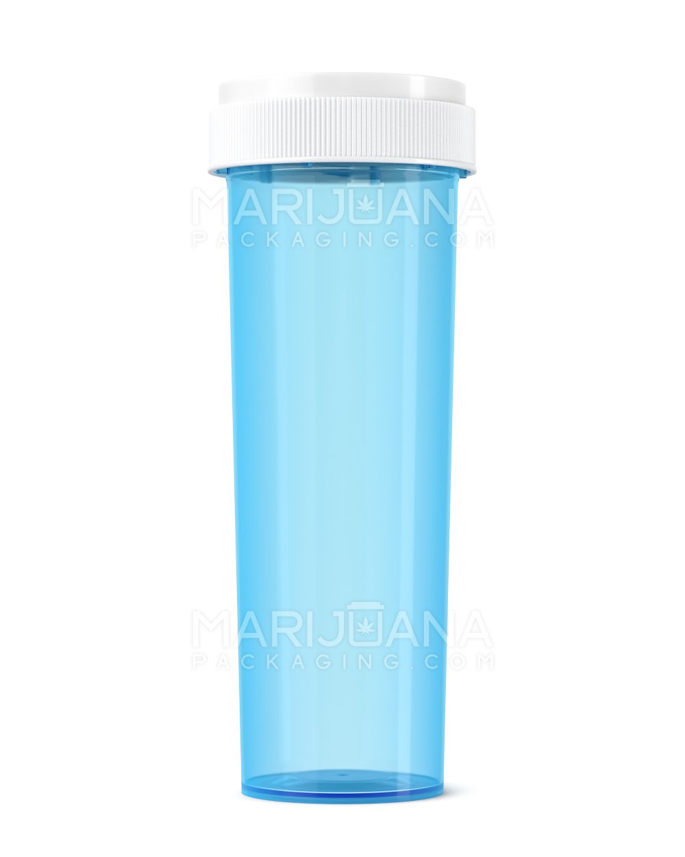Child Resistant Blue Reversible Cap Vials | 60dr - 14g | Sample
