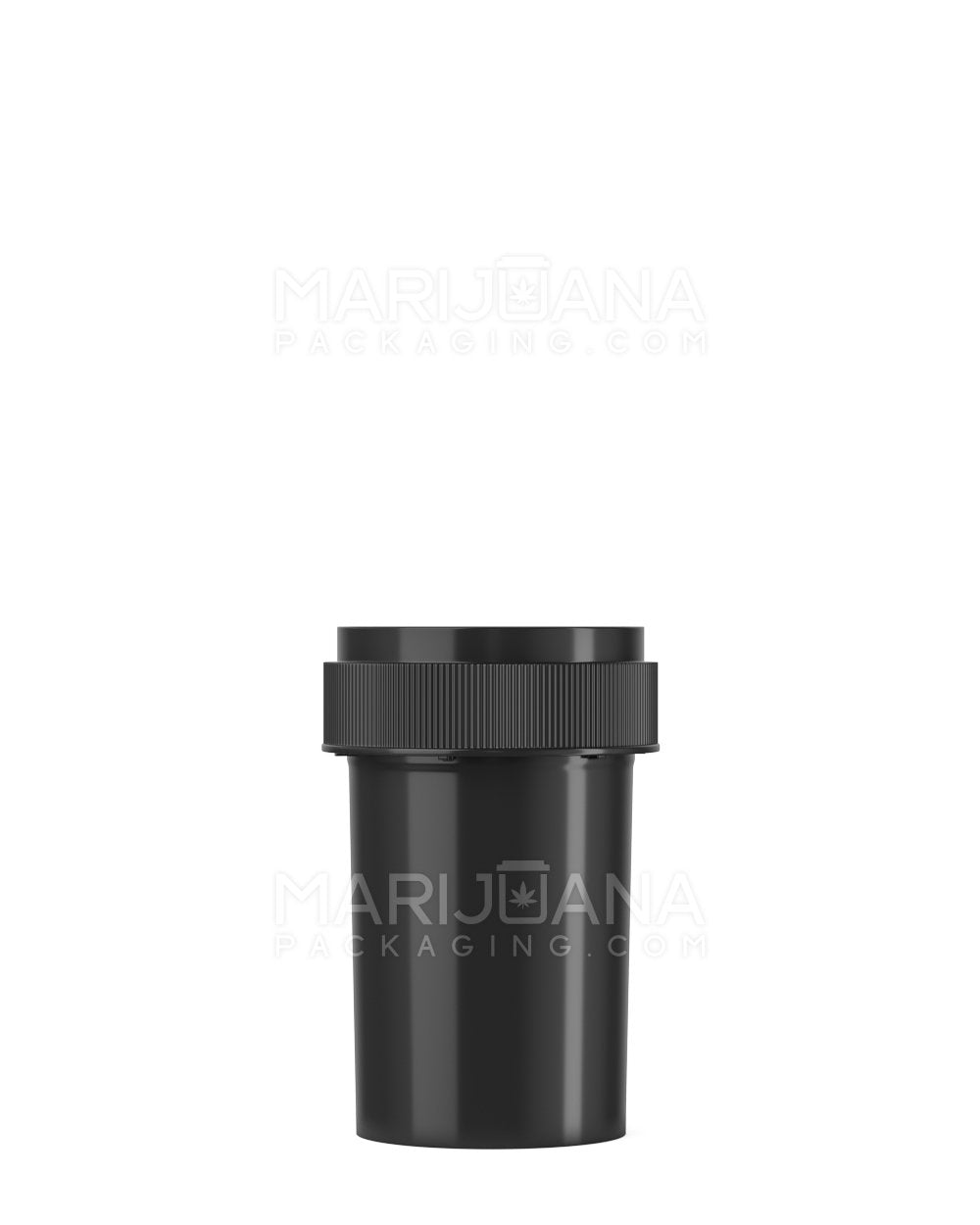 Child Resistant Black Reversible Cap Vials | 20dr - 3.5g | Sample