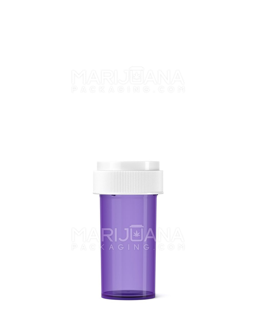 Child Resistant Purple Reversible Cap Vials | 13dr - 2g | Sample