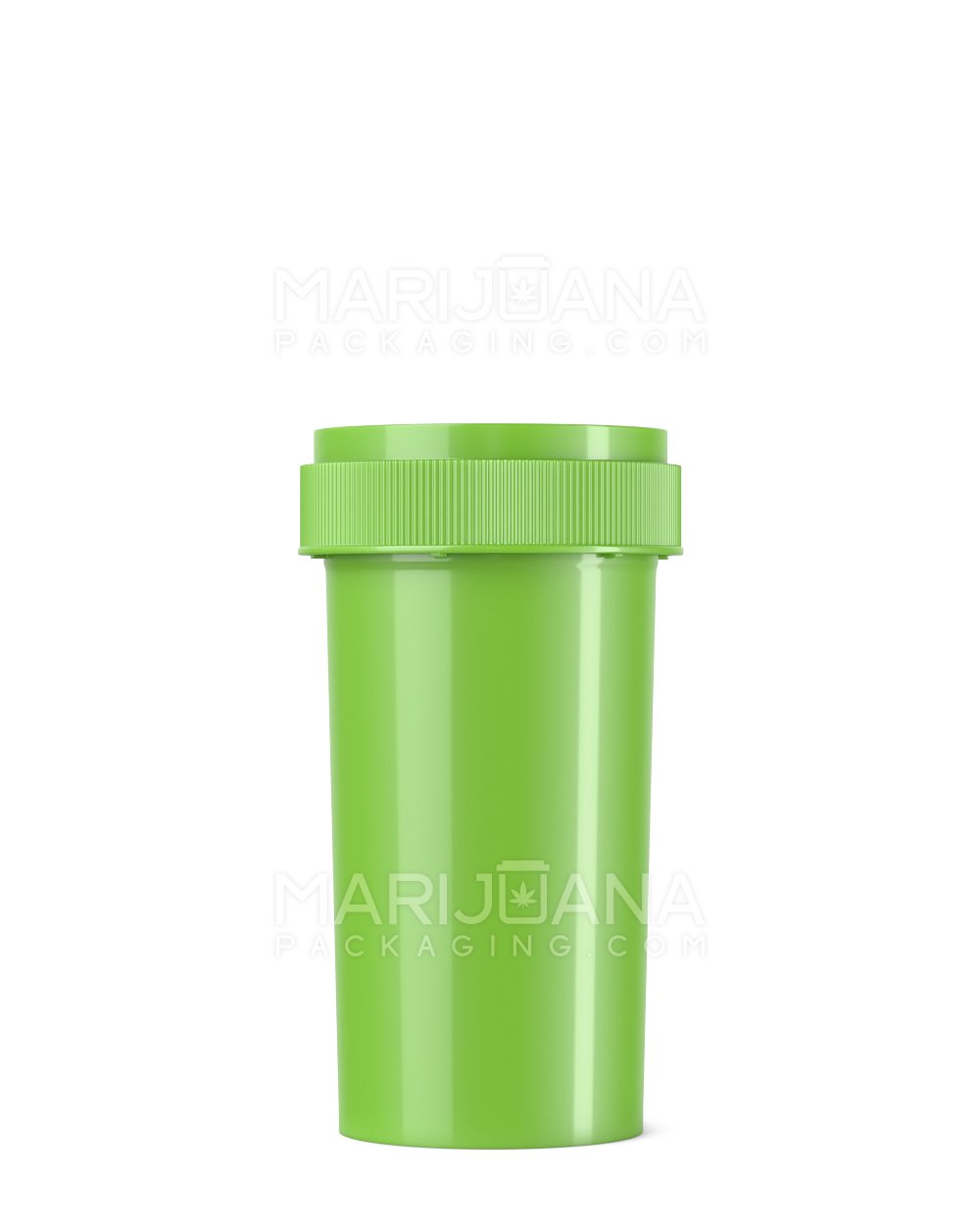 Child Resistant Opaque Green Reversible Cap Vials | 40dr - 10g | Sample