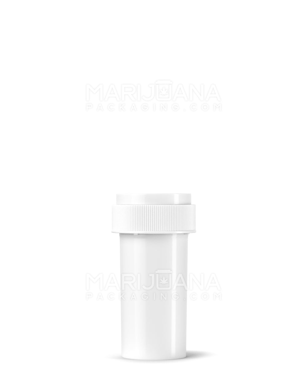 Child Resistant Opaque White Reversible Cap Vials | 13dr - 2g | Sample