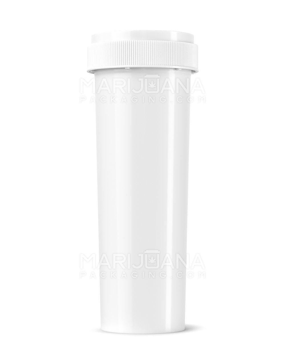 Child Resistant Solid White Reversible Cap Vials | 60dr - 14g | Sample