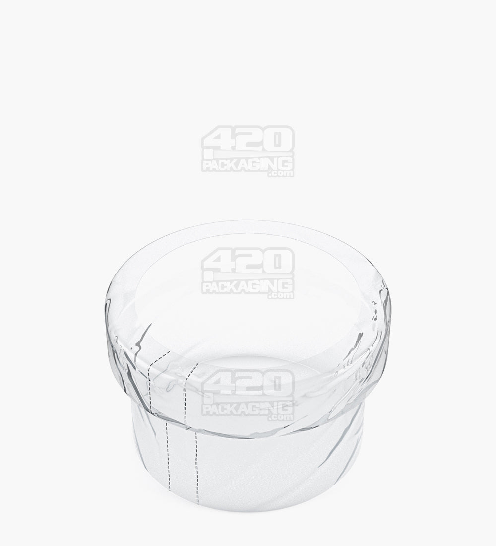 Tamper Evident | Heat Seal PVC Shrink Bands | 155mm x 70mm - Clear Plastic - 1000 Count