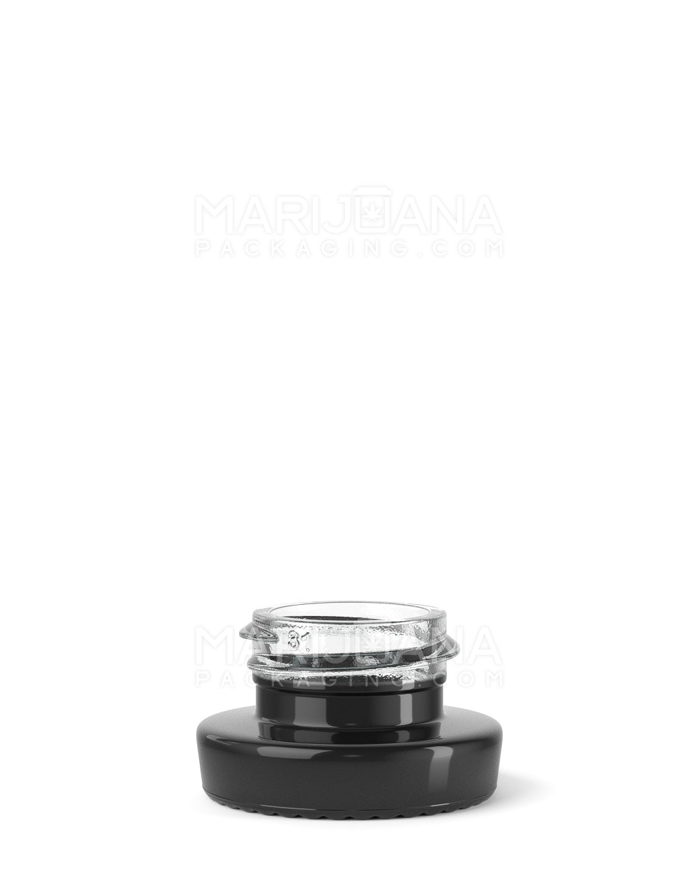 Black Glass Concentrate Containers / Silver Interior | 28mm - 5mL | Sample