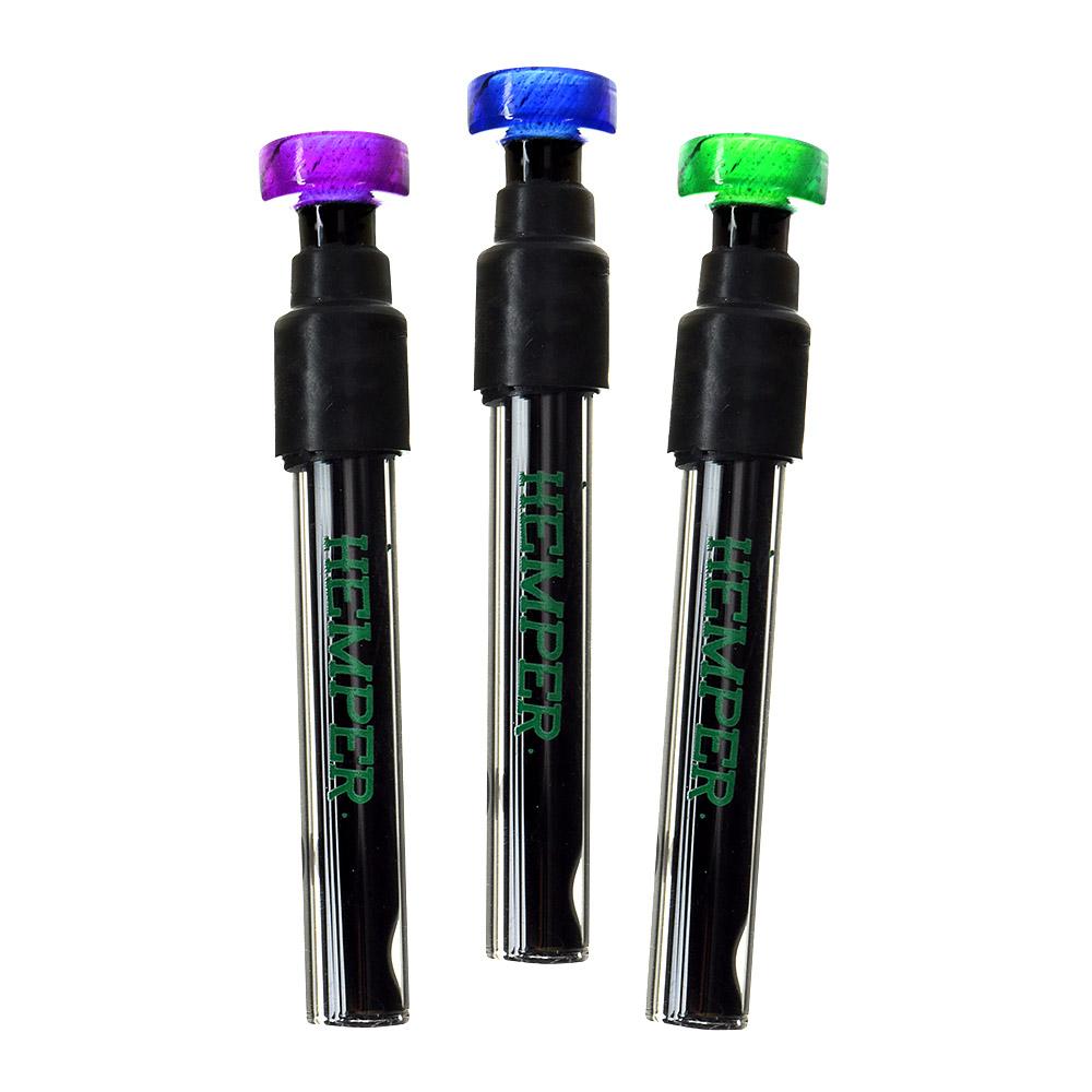 Assorted Hemper Glass Blunt 4"