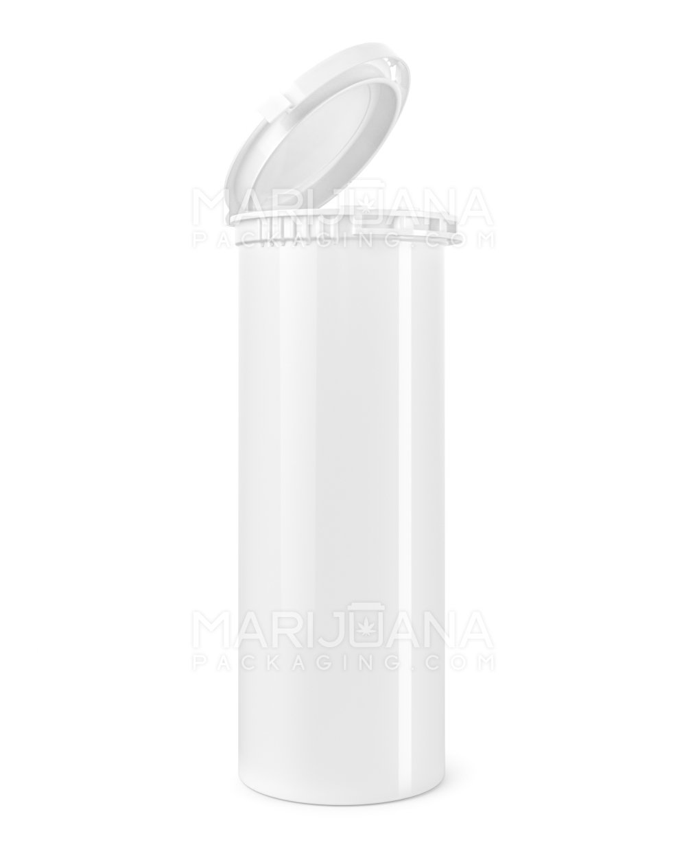 Child Resistant & Tamper Evident Opaque White Pop Top Bottles | 60dr - 14g | Sample