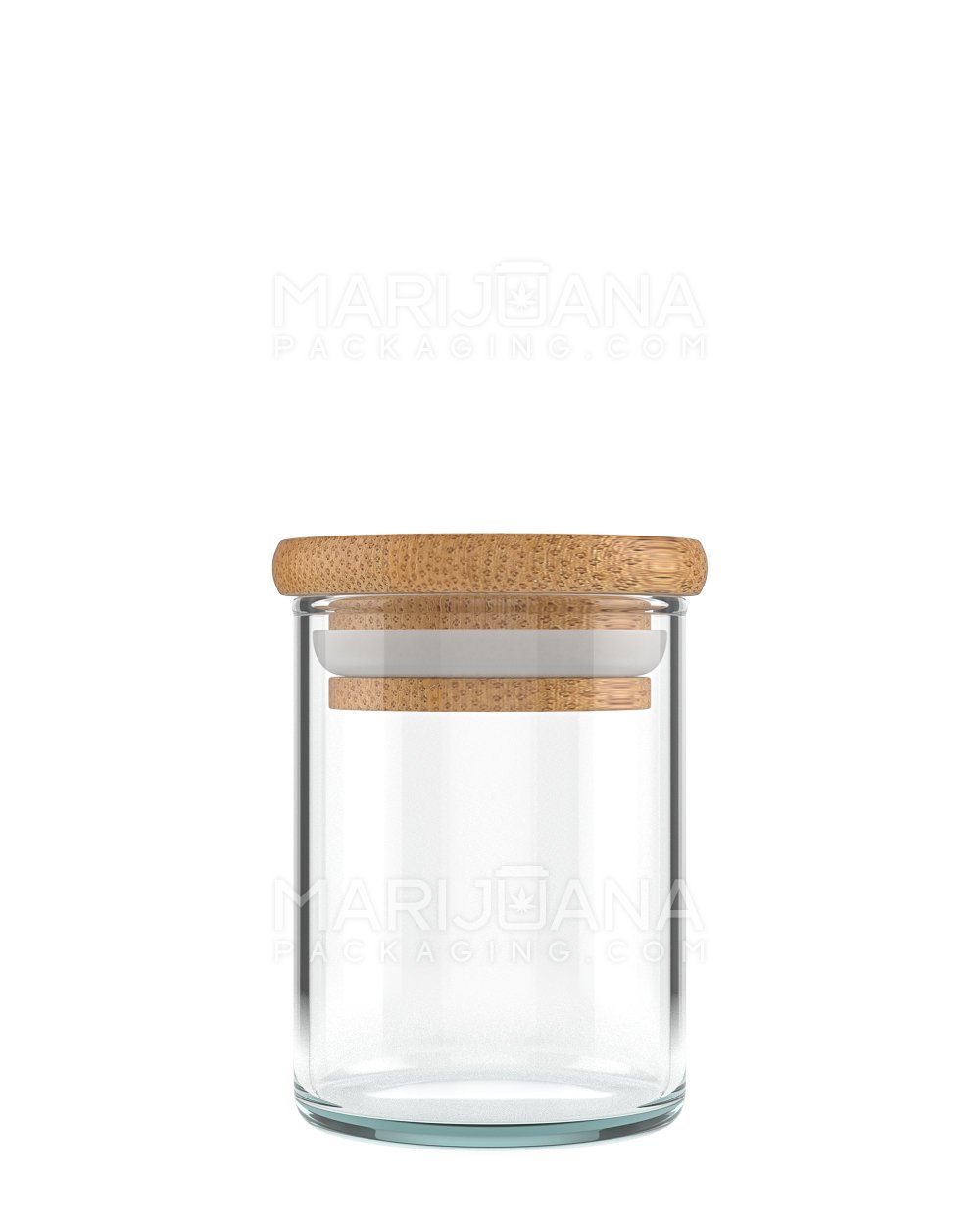 Glass Jar with Wooden Lid | 2oz - 16 Dram | Sample