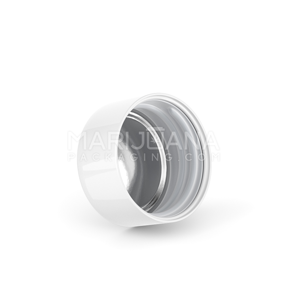 EBCRC528WG Smooth Glossy Whit Cap for Concentrate Jar