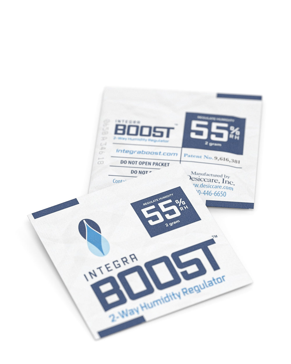 INTEGRA | Boost Humidity Packs | 2 Grams - 55% - 100 Count