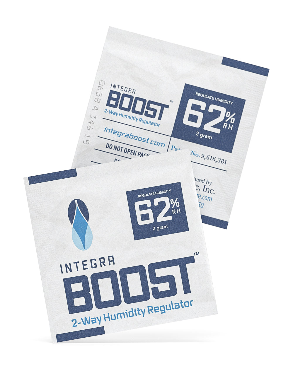 INTEGRA | Boost Humidity Packs | 2 Grams - 62% - 100 Count
