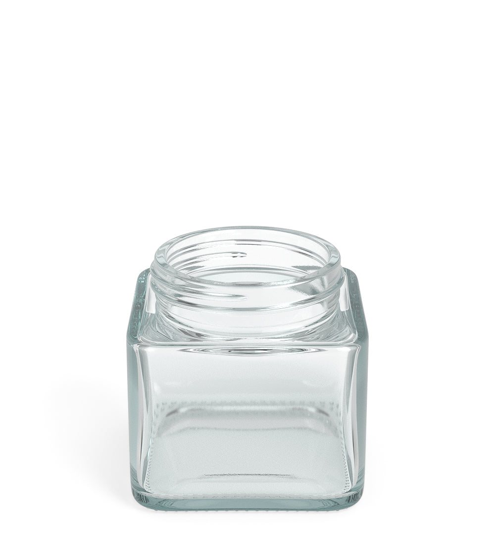 Cube Clear Glass V2 Jars | 50mm - 3oz | Sample